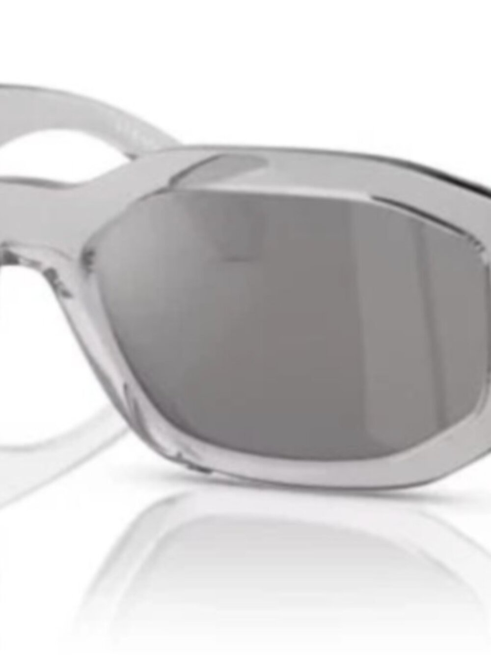 VERSACE | NEW | 4361 311 - 6G | 53 | TRANSPARENT GREY | SILVER MIRROR